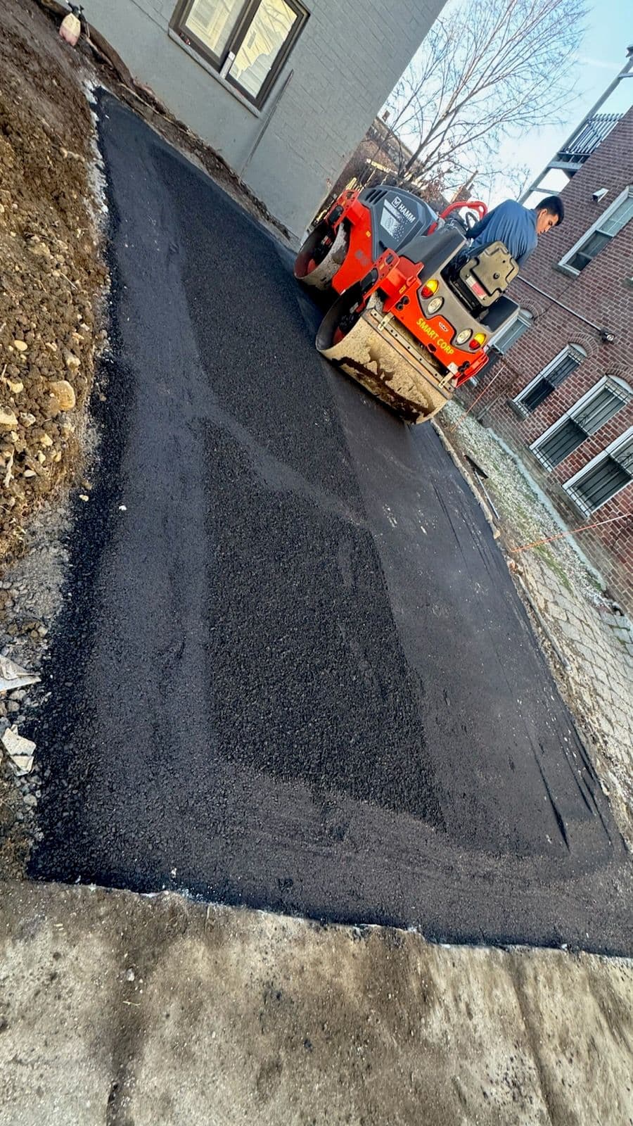 Asphalt Paving Amid Winter Conditions